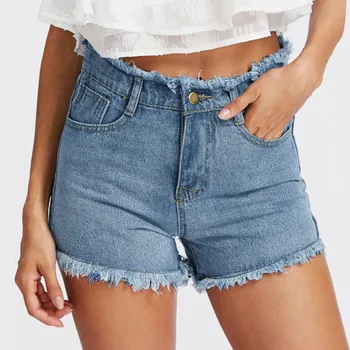 Women Blue Denim Jeans soft and comfortable Solid Casual Hole Summer Button Mini Hot Shorts L50/0204
Women Blue Denim Jeans soft and comfortable Solid Casual Hole Summer Button Mini Hot Shorts L50/0204