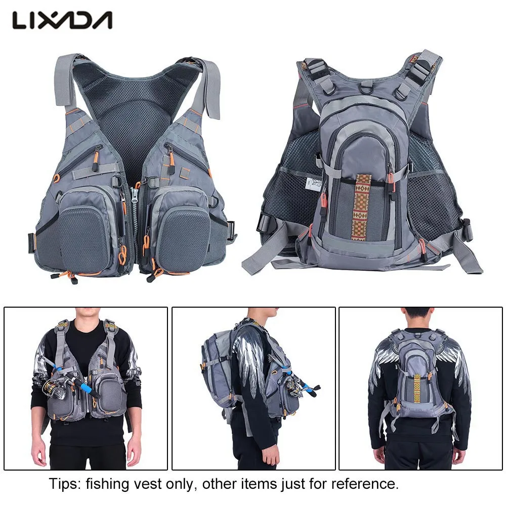 Lixada 3 In 1 Fly Fishing Vest with Backpack Combo Army Green Fishing Vest fly Fishing Jacket for Pesca Colete Salva-Vidas
Lixada 3 In 1 Fly Fishing Vest with Backpack Combo Army Green Fishing Vest fly Fishing Jacket for Pesca Colete Salva-Vidas