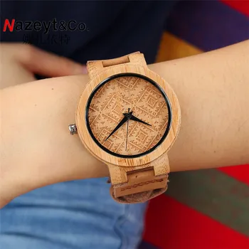 HOTIME luxury brand couple leather strap bamboo Watches with full Seal cutting dial Cool Quartz for men's women fashion watches
HOTIME luxury brand couple leather strap bamboo Watches with full Seal cutting dial Cool Quartz for men's women fashion watches