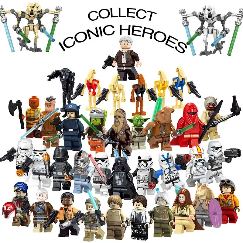 Single Sale Obi-Wan Kenobi Emperor'S Royal Guard Stormtooper Han Solo Luke Skywalker Rebel Pilots Building Blocks Kids Toys Gift
Single Sale Obi-Wan Kenobi Emperor'S Royal Guard Stormtooper Han Solo Luke Skywalker Rebel Pilots Building Blocks Kids Toys Gift
