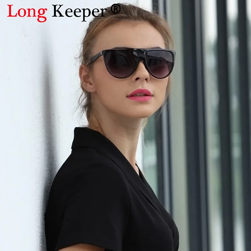 LongKeeper Vintage Flat Top Oversized Gradient Sunglasses Women Fashion Brand Designer Outdoor Big Frame Sun Glasses For Female
LongKeeper Vintage Flat Top Oversized Gradient Sunglasses Women Fashion Brand Designer Outdoor Big Frame Sun Glasses For Female