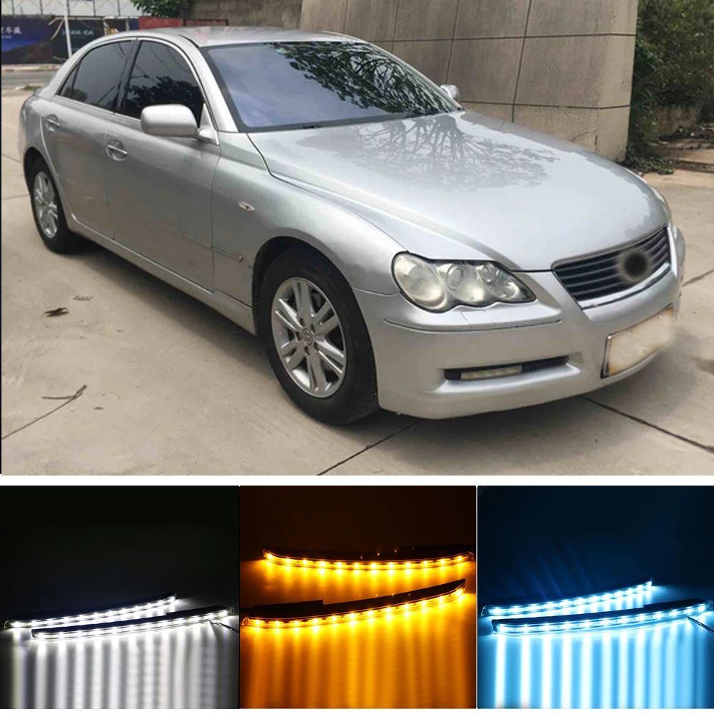 CAPQX 1 Pair For Toyota REIZ MARK X 2005 2006 2007 2008 2009 LED Daytime Running Light DRL Day Light Front Bumper Fog Light Lamp
CAPQX 1 Pair For Toyota REIZ MARK X 2005 2006 2007 2008 2009 LED Daytime Running Light DRL Day Light Front Bumper Fog Light Lamp