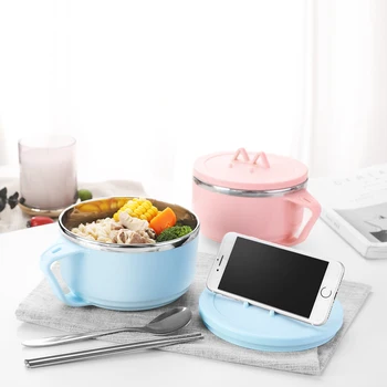 Creative Children's Feeding Bowl Multifunction Kids Baby Leaning Dishes with Portable Handle Anti-fall Material
Creative Children's Feeding Bowl Multifunction Kids Baby Leaning Dishes with Portable Handle Anti-fall Material