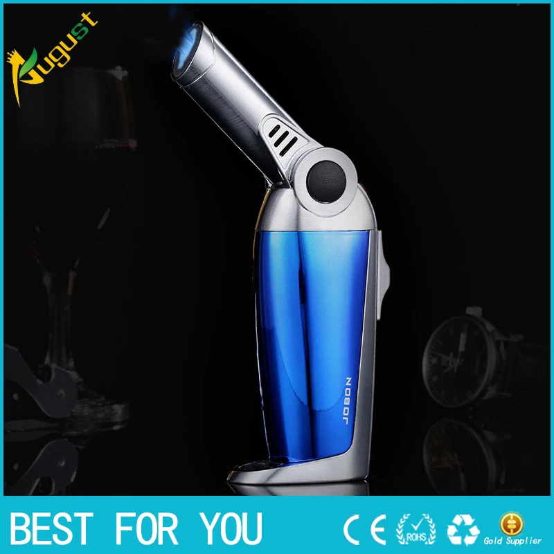 JOBON 573 Fashion Windproof Metal Jet Torch Lighter Blue Fire Spray Gun Lighter 1300 C NO GAS For Men With Gift Box
JOBON 573 Fashion Windproof Metal Jet Torch Lighter Blue Fire Spray Gun Lighter 1300 C NO GAS For Men With Gift Box