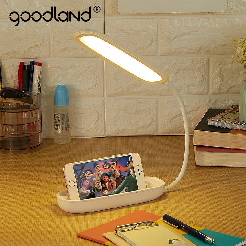 Goodland LED Table Lamp Touch Switch Desk Lamp 3 Modes USB Rechargeable Night Light Eye Protection Desk Light For Study Reading
Goodland LED Table Lamp Touch Switch Desk Lamp 3 Modes USB Rechargeable Night Light Eye Protection Desk Light For Study Reading