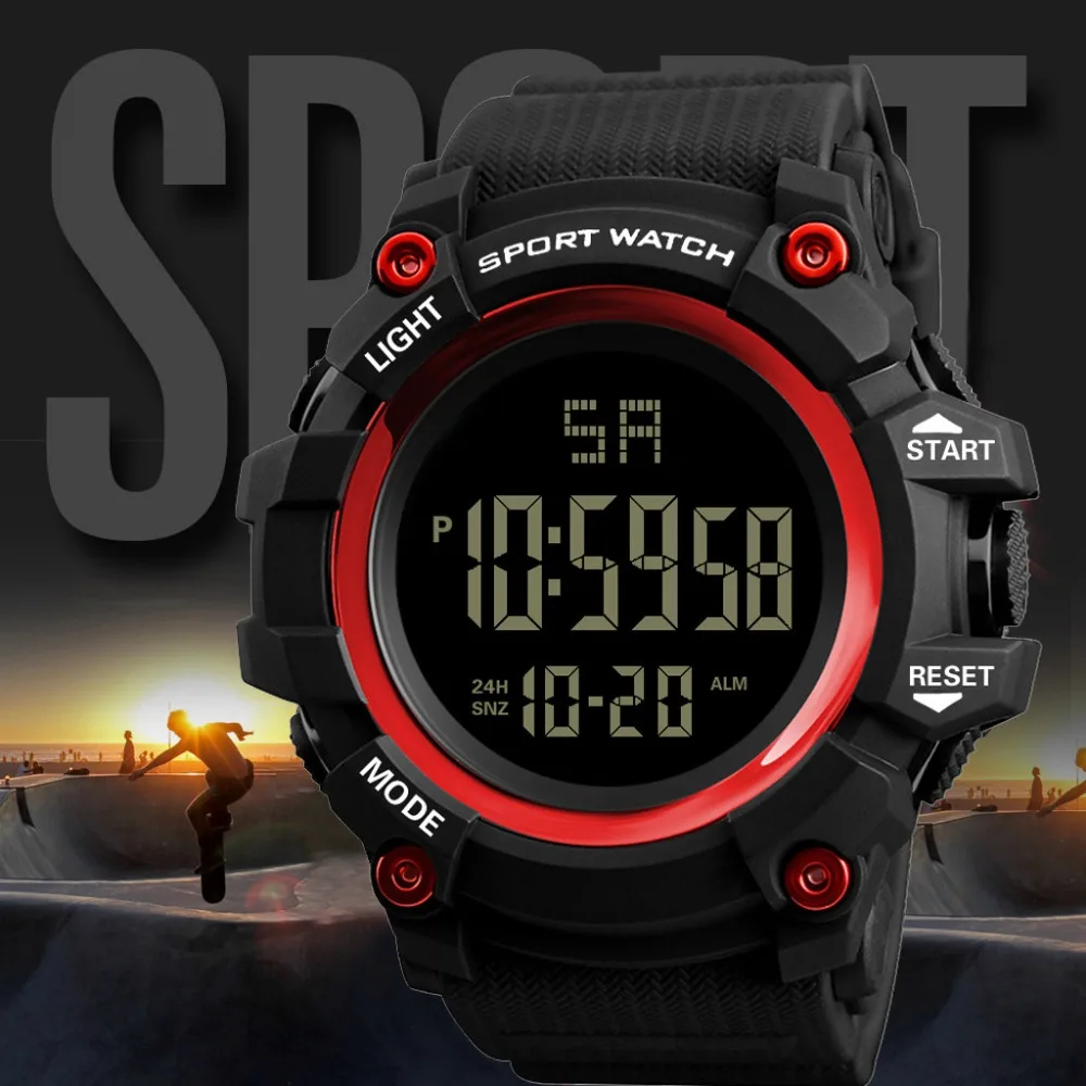 Luxury Men Analog Digital Outdoor Watch Military Sport LED Waterproof big black dial calendar LED display alarm clock wristwatch
Luxury Men Analog Digital Outdoor Watch Military Sport LED Waterproof big black dial calendar LED display alarm clock wristwatch