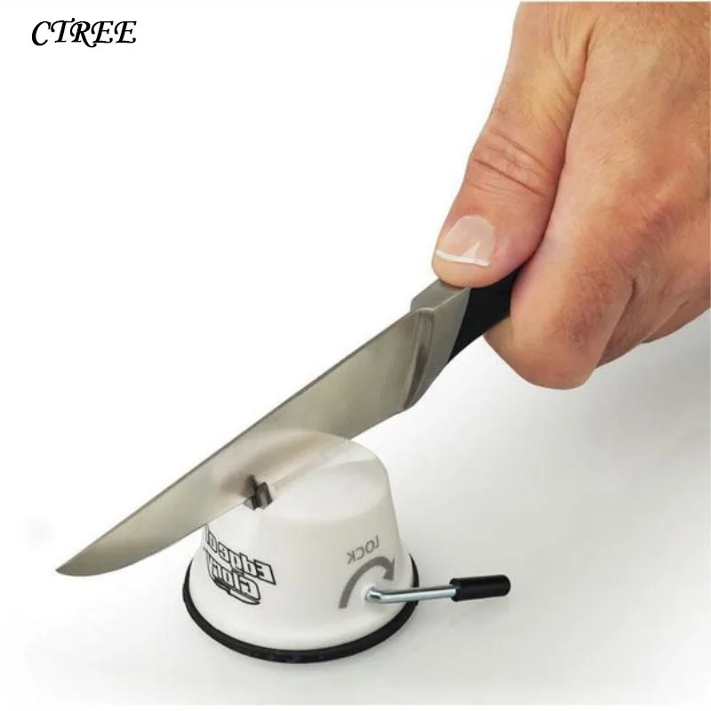 

CTREE 1Pcs Knife Sharpener Secure Suction Grip knife Sharpener Tungsten Sharpening Angle Bracket Kitchen Sharpening Tools C170