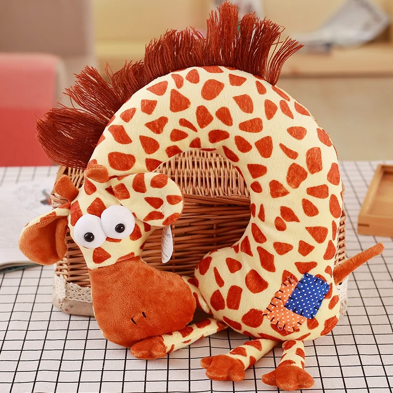 35*30 Soft Animal U-shape Neck Pillow Lovely Plush Toy Cushion Pillow Doll Birthday Gift for Kids Children
35*30 Soft Animal U-shape Neck Pillow Lovely Plush Toy Cushion Pillow Doll Birthday Gift for Kids Children