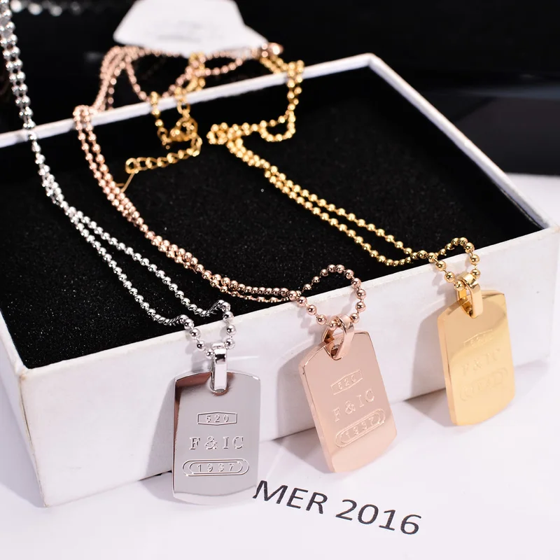YUN RUO New Arrival Rose Gold Color INS Fashion Square Long Necklace Sweater Chain Titanium Steel Jewelry Woman Gift Never Fade
YUN RUO New Arrival Rose Gold Color INS Fashion Square Long Necklace Sweater Chain Titanium Steel Jewelry Woman Gift Never Fade
