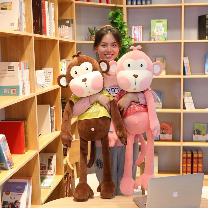 50-100cm Color Long legs Monkey Plush Toy Cute Soft Big Monkey Pillow Animal Stuffed Plush Toys for Birthday Gift Boys' Dolls
50-100cm Color Long legs Monkey Plush Toy Cute Soft Big Monkey Pillow Animal Stuffed Plush Toys for Birthday Gift Boys' Dolls