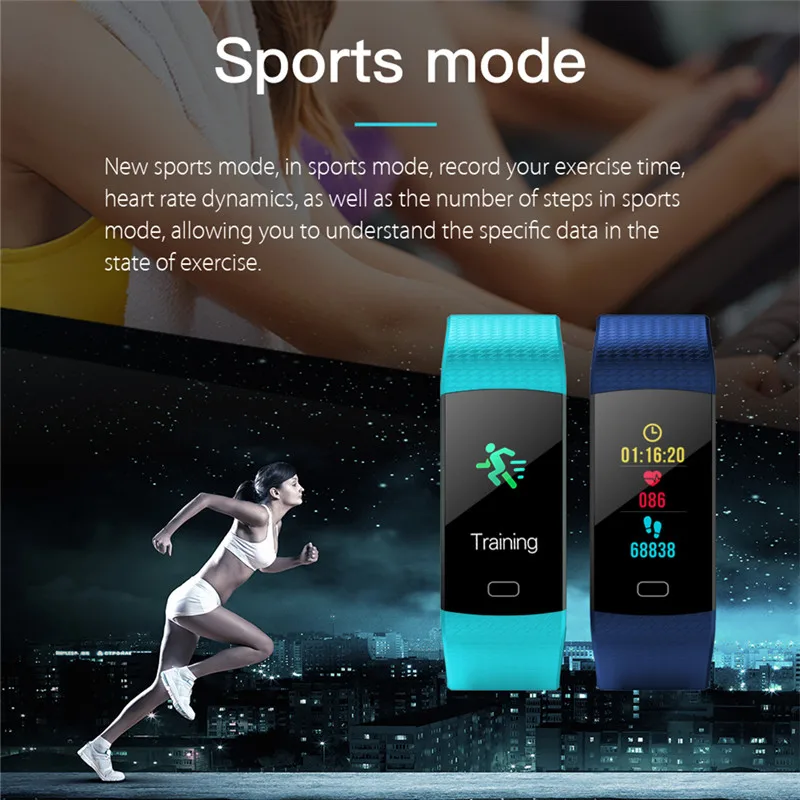Горячая Спорт на открытом воздухе Фитнес браслет Y5 smart bluetooth Heart Rate Monitor калорий
