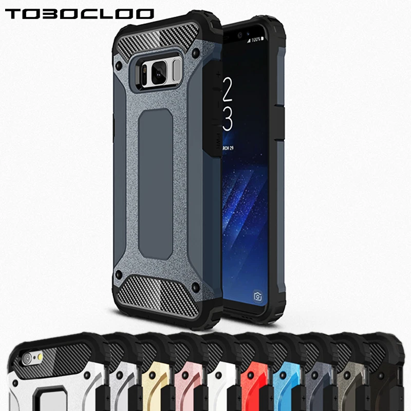

TOBOCLOO Case for Samsung Galaxy S5 NEO S6 S7 EDGE S8 S9 PLUS A3 A5 A7 2017 A8 2018 J2 J3 J5 J7 2016 PRIME Silicone Hybrid Cover