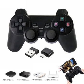 Wireless Gamepad For PS3 Android Phone/PC/TV Box Joystick 2.4G Wireless Joystick Game Controller For Xiaomi OTG Smart Phone 
Wireless Gamepad For PS3 Android Phone/PC/TV Box Joystick 2.4G Wireless Joystick Game Controller For Xiaomi OTG Smart Phone