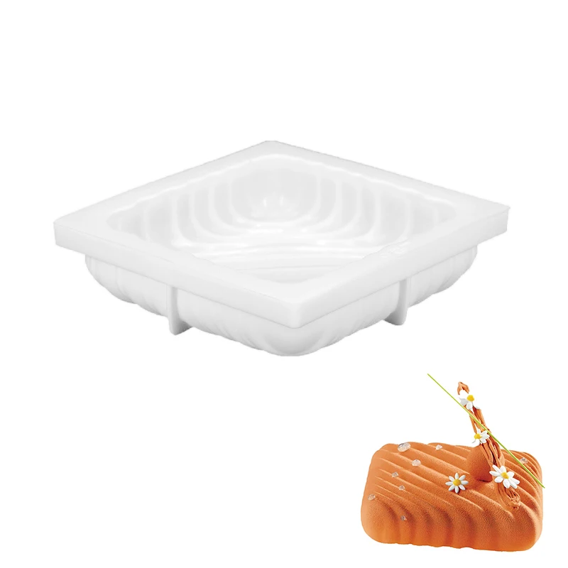 Quadrilateral Wave Silicone 3D Mold Baking Tools For Cakes Chiffon Dessert Chocolate Brownie Kitchen Baking Cake Tools
Quadrilateral Wave Silicone 3D Mold Baking Tools For Cakes Chiffon Dessert Chocolate Brownie Kitchen Baking Cake Tools