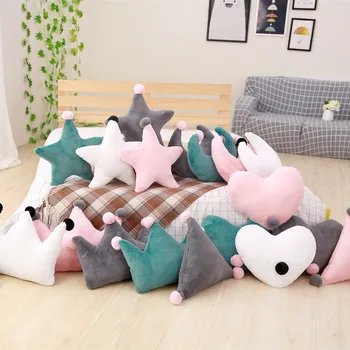 white/grey/pink/green heart/star/crown/moon plush cushion pillow sofa fluffy throw pillow stuffed back cushion birthday gift
white/grey/pink/green heart/star/crown/moon plush cushion pillow sofa fluffy throw pillow stuffed back cushion birthday gift