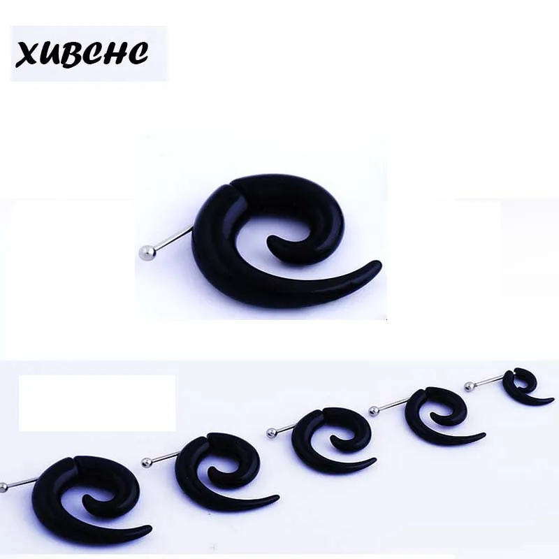 XUBCHC Brand Free Shipping 5 Size Black Acrylic Titanium Steel Brand Earrings For Women/Men Fashion Jewelry Not Allergic
XUBCHC Brand Free Shipping 5 Size Black Acrylic Titanium Steel Brand Earrings For Women/Men Fashion Jewelry Not Allergic