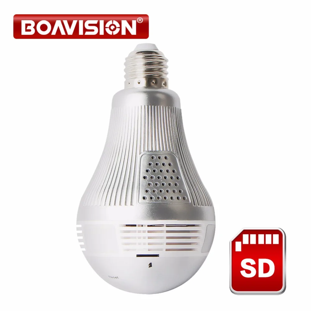 NEW HD 3MP LED Bulb Light Wireless Camera Fisheye Panoramic WIFI Network IP Home Security Camera System for IOS Android P2P
NEW HD 3MP LED Bulb Light Wireless Camera Fisheye Panoramic WIFI Network IP Home Security Camera System for IOS Android P2P