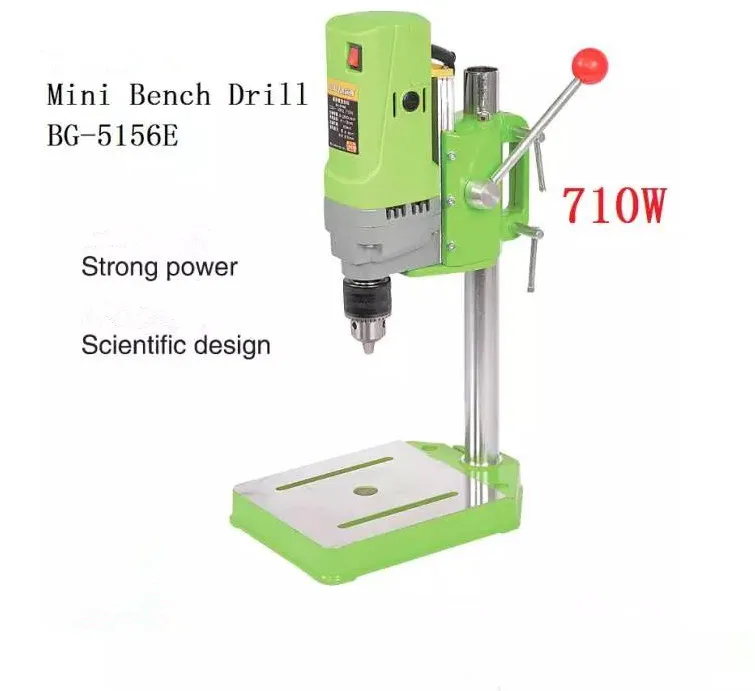 Mini Drill Press Bench Small electric Drill Machine Work Bench 220V 710W EU plug 5156E
Mini Drill Press Bench Small electric Drill Machine Work Bench 220V 710W EU plug 5156E