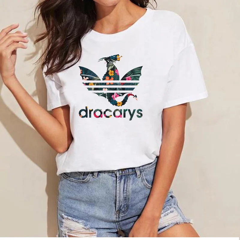 Dracarys T Shirt Game of Thrones Mother of Dragons Khaleesi Shirt Dragon Fire Winterfell Trendy Womens T-Shirt White Summer Tops
Dracarys T Shirt Game of Thrones Mother of Dragons Khaleesi Shirt Dragon Fire Winterfell Trendy Womens T-Shirt White Summer Tops