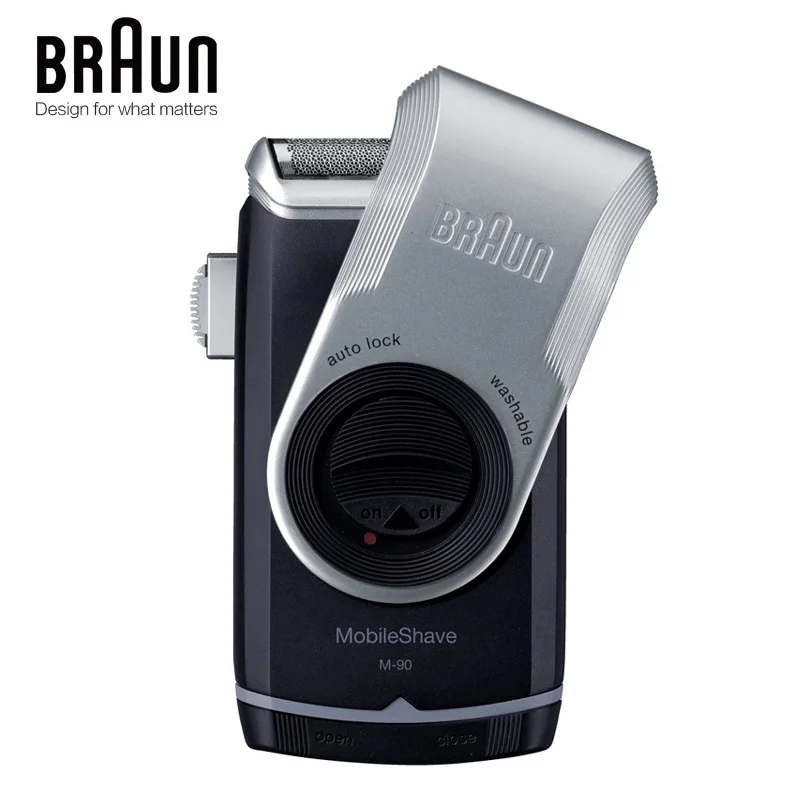 Braun M90 Electric Shaver Razor Mobile Shave Trimmer Washable Beard Molding Shaving Machine Dry Battery Portable For Travel
Braun M90 Electric Shaver Razor Mobile Shave Trimmer Washable Beard Molding Shaving Machine Dry Battery Portable For Travel