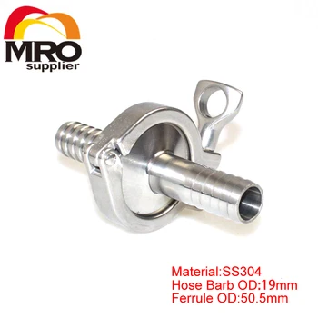 3/4" 19mm Sanitary Hose Barb Ferrule +1.5" Tri Clamp + Silicone Gasket Stainless Steel SUS SS 304 Clamp Ferrule Hose SSHT19
3/4" 19mm Sanitary Hose Barb Ferrule +1.5" Tri Clamp + Silicone Gasket Stainless Steel SUS SS 304 Clamp Ferrule Hose SSHT19