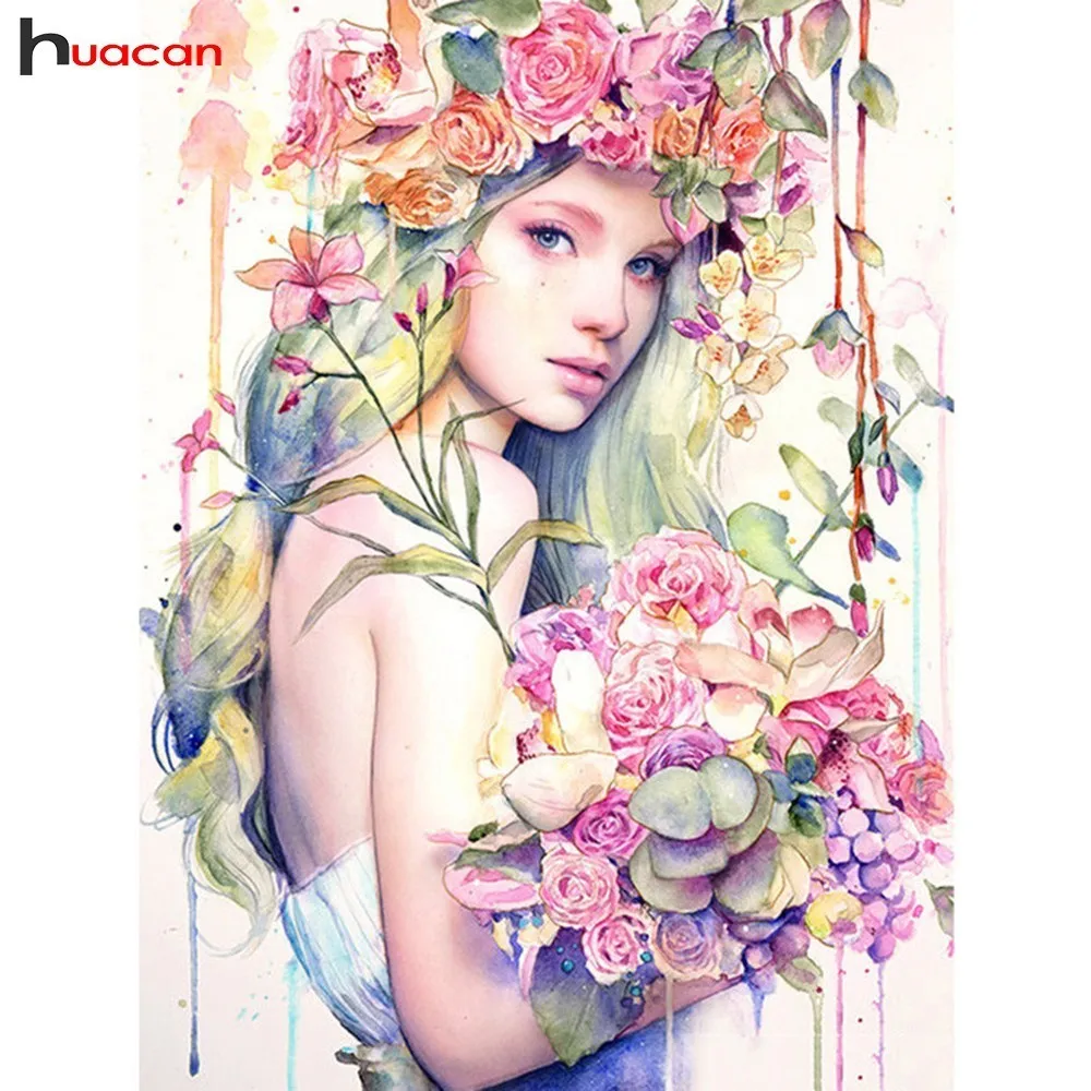 HUACAN Diamond Mosaic Portrait 5D DIY Diamond Painting Girl Picture Of Rhinestone Full Square Drill Diamond Embroidery Flower
HUACAN Diamond Mosaic Portrait 5D DIY Diamond Painting Girl Picture Of Rhinestone Full Square Drill Diamond Embroidery Flower