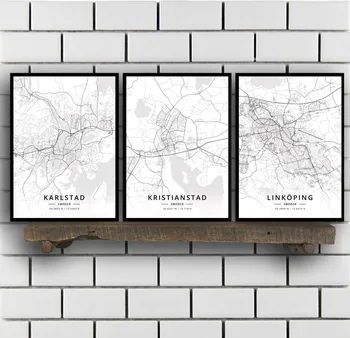 Karlstad Kristianstad Linkoping Lulea Lund Malmo Norrkoping Orebro Ornskoldsvik Ostersund Skelleftea Skovde Sweden Map Poster 
Karlstad Kristianstad Linkoping Lulea Lund Malmo Norrkoping Orebro Ornskoldsvik Ostersund Skelleftea Skovde Sweden Map Poster