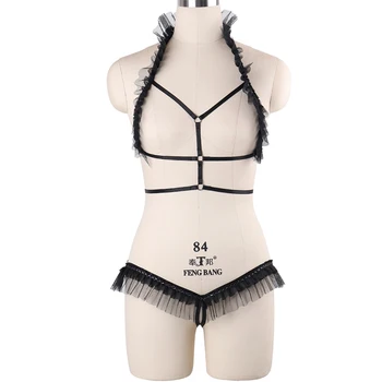 Sexy Harness Bra 1 Set Lace Patchwork Bra Women Femmes Transparente Hollow Bra Sexy Underwear Halloween nightclub carnival wear
Sexy Harness Bra 1 Set Lace Patchwork Bra Women Femmes Transparente Hollow Bra Sexy Underwear Halloween nightclub carnival wear