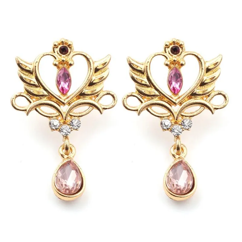 Anime Sailor Moon Cosplay Prop Accessories Earrings Creative Custom Alloy Cute Heart Shaped Earrings Gift For Girl
Anime Sailor Moon Cosplay Prop Accessories Earrings Creative Custom Alloy Cute Heart Shaped Earrings Gift For Girl