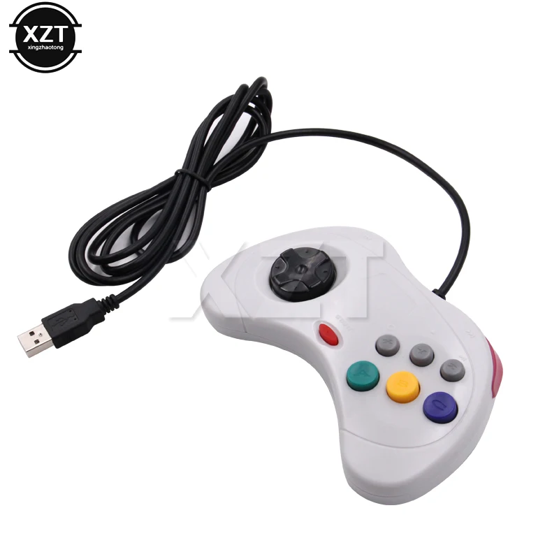1pcs new Wired USB Gamepad Classic Controller Joypad For Saturn System Style For PC Sega Retro Handheld
1pcs new Wired USB Gamepad Classic Controller Joypad For Saturn System Style For PC Sega Retro Handheld