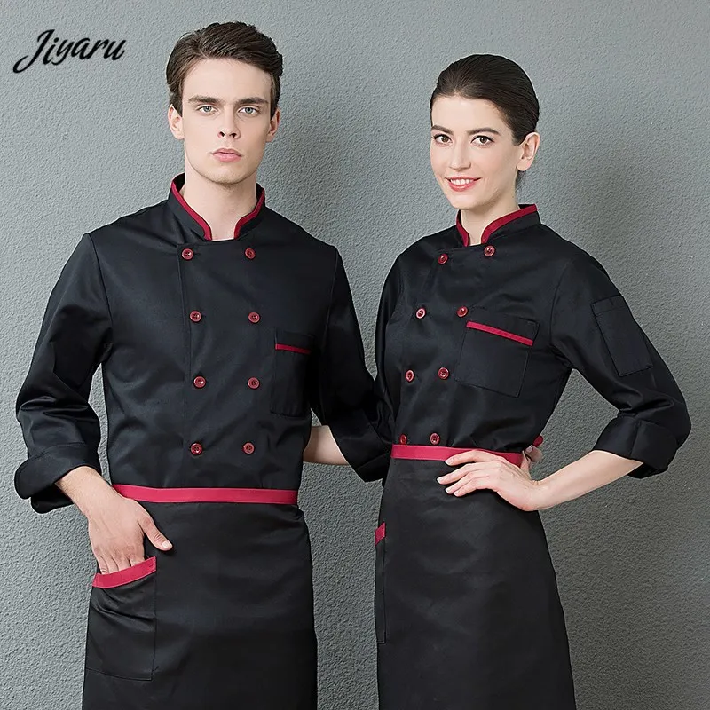 Unisex Chef Coat Restaurants Women Men Chef Jackets Coffee Shop Bakeries Kitchen Work Wear Uniforms Breathable Food Service
Unisex Chef Coat Restaurants Women Men Chef Jackets Coffee Shop Bakeries Kitchen Work Wear Uniforms Breathable Food Service