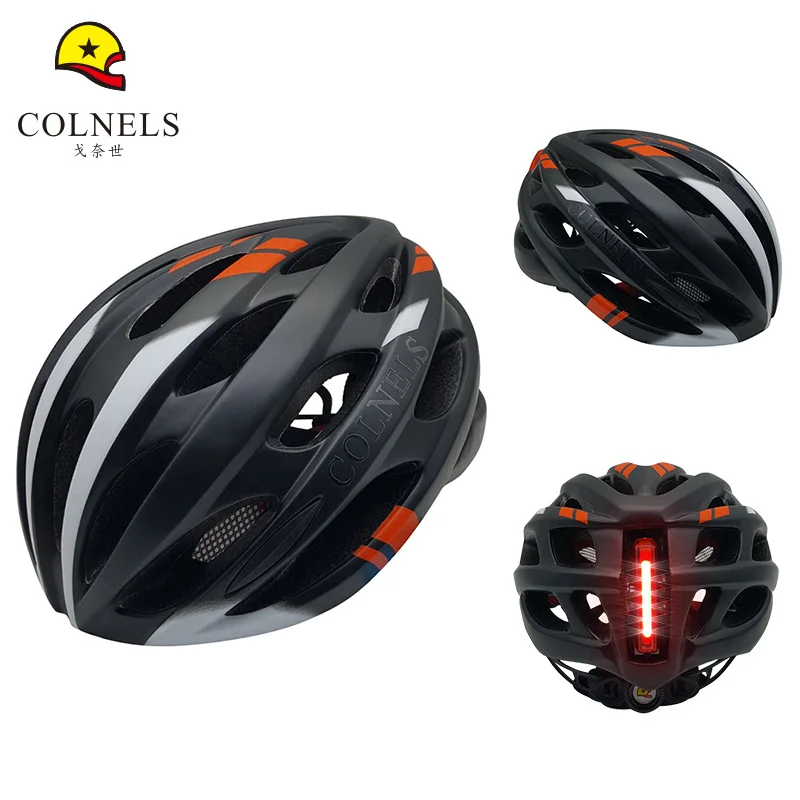 COLNELS The New Bicycle Helmet Men Women Cycling Helmet LED Ultralight Integrally-molded Mountain Road Bike Helmets Size 58-62cm
COLNELS The New Bicycle Helmet Men Women Cycling Helmet LED Ultralight Integrally-molded Mountain Road Bike Helmets Size 58-62cm
