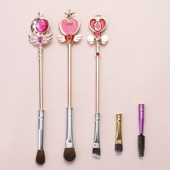Can Replace Brush Head Multifunction Makeup Brushes Set Anime Sailor Moon Eyelash Eyeshadow Eyebrow Brushes Kits Metal Handle
Can Replace Brush Head Multifunction Makeup Brushes Set Anime Sailor Moon Eyelash Eyeshadow Eyebrow Brushes Kits Metal Handle