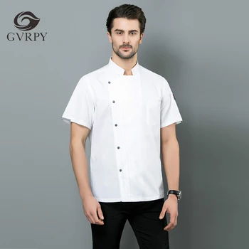 2019 Summer Unisex Chef Uniform Shirt Hotel Restaurant Kitchen Chef Short Sleeve Workwear Professional Chef Jacket Workwear
2019 Summer Unisex Chef Uniform Shirt Hotel Restaurant Kitchen Chef Short Sleeve Workwear Professional Chef Jacket Workwear