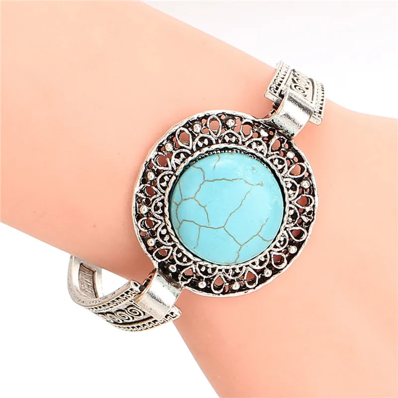 Boho Bohemian Gypsy Vintage Jewelry Hollow Out Tibetan Sliver Color Charm Bracelet & Bangle for Christmas Gift
Boho Bohemian Gypsy Vintage Jewelry Hollow Out Tibetan Sliver Color Charm Bracelet & Bangle for Christmas Gift