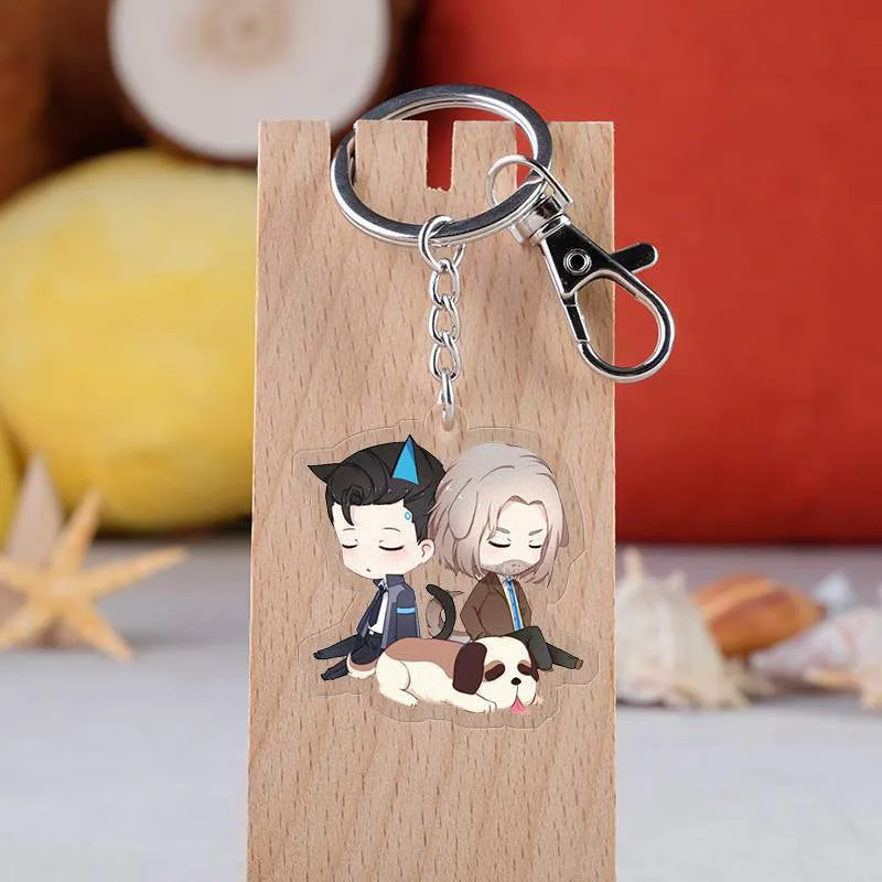 Game Detroit: Become Human Cosplay Connor Figure Acrylic Keychain Double-side Keyring
Game Detroit: Become Human Cosplay Connor Figure Acrylic Keychain Double-side Keyring
