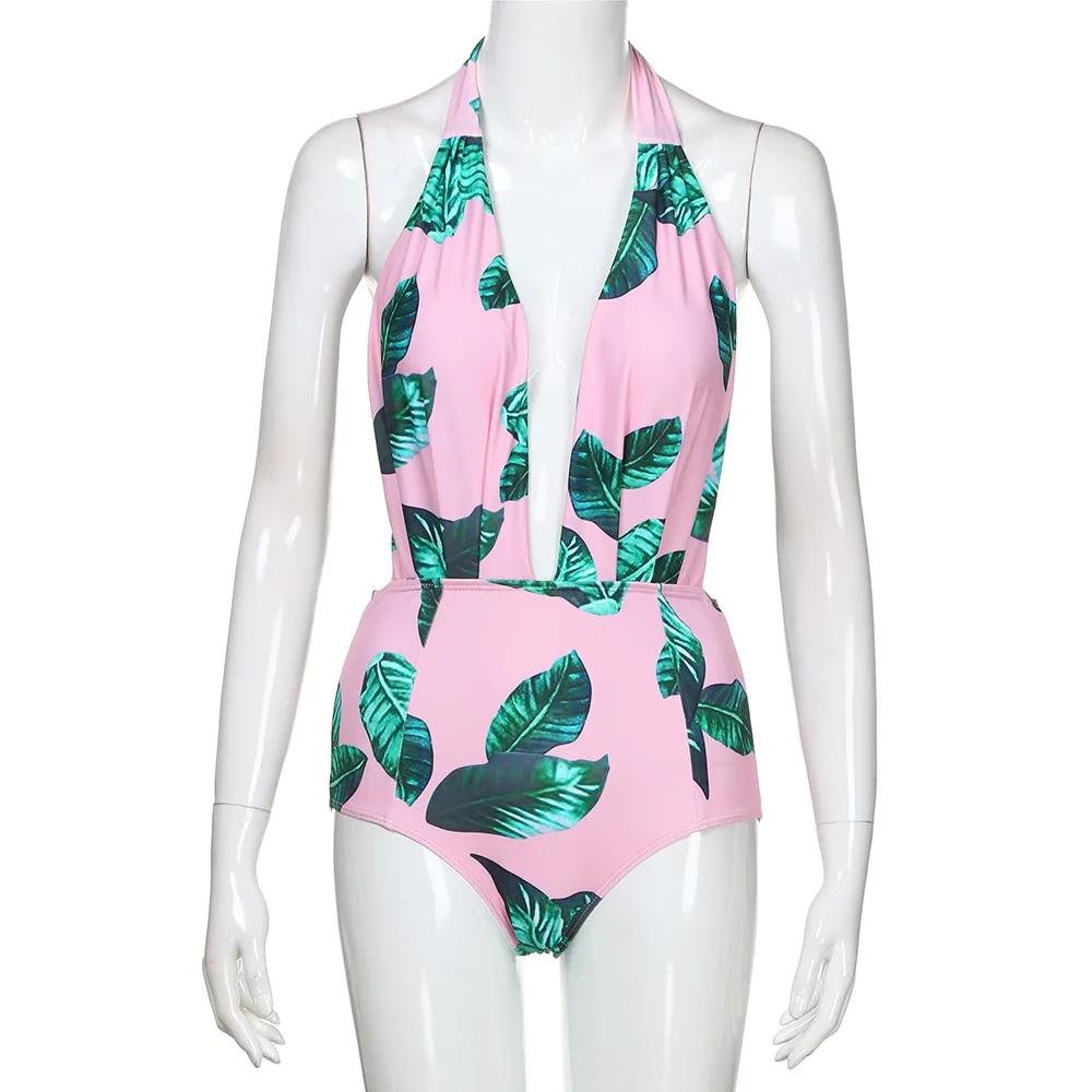 Summer 2019 Women Retro One Piece Backless Bather Swimsuit High Waisted Pin Up Swimwear push up Biquini Banador
Summer 2019 Women Retro One Piece Backless Bather Swimsuit High Waisted Pin Up Swimwear push up Biquini Banador