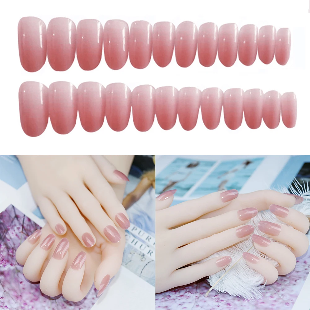 24pcs/pack False Nail Tips Nature Pure Color Jelly Detachable Finger Full Card Nail Art Display Practice Acrylic Manicure Tools
24pcs/pack False Nail Tips Nature Pure Color Jelly Detachable Finger Full Card Nail Art Display Practice Acrylic Manicure Tools
