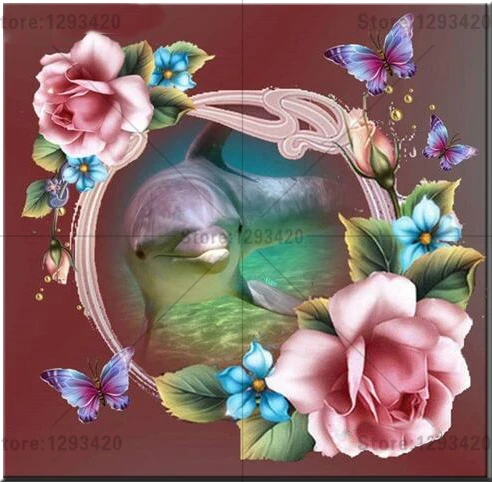 New arrival Dolphin flower DIY diamond embroidery painting set full cross stitch rhinestone stick mosaic crafts painting
New arrival Dolphin flower DIY diamond embroidery painting set full cross stitch rhinestone stick mosaic crafts painting