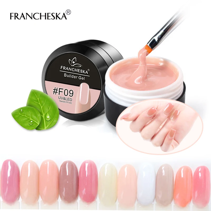 15ml Nail Builder Gel oje Fast Dry Led UV Extend Sculpture Clear Camouflage Hard Jelly Gel Builder 10 Colors top coat base coat
15ml Nail Builder Gel oje Fast Dry Led UV Extend Sculpture Clear Camouflage Hard Jelly Gel Builder 10 Colors top coat base coat