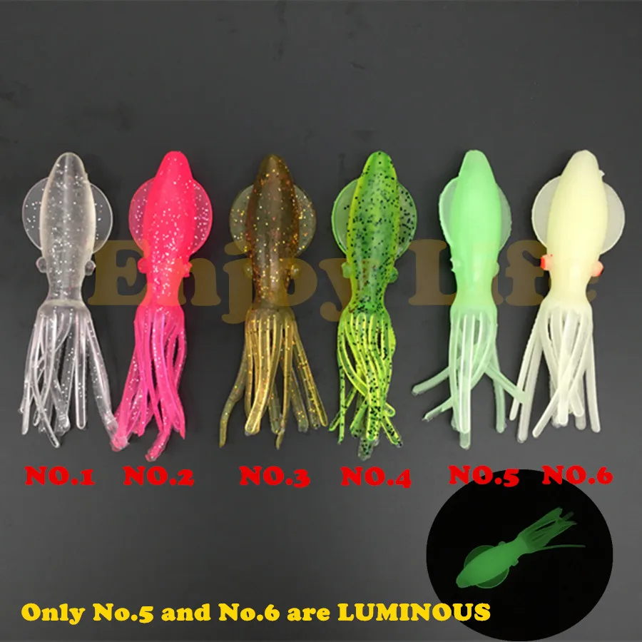 8.5cm/6.7g*Fishing Bass Tuna Lure Luminous Octopus Squid Skirt Trolling Fishing Lures Soft Baits Rig 3D Eye
8.5cm/6.7g*Fishing Bass Tuna Lure Luminous Octopus Squid Skirt Trolling Fishing Lures Soft Baits Rig 3D Eye