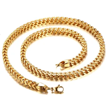 Top Quality Mens Curb Figaro Bulk Chain Silver Gold Color Full 316L Stainless Steel Mens Necklace Men Fashion Jewelry 60cm
Top Quality Mens Curb Figaro Bulk Chain Silver Gold Color Full 316L Stainless Steel Mens Necklace Men Fashion Jewelry 60cm