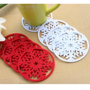 200pcs/lot Christmas Red and White Snowflake Coaster Heat Pad Party Cup Mat Decoration 40%off
200pcs/lot Christmas Red and White Snowflake Coaster Heat Pad Party Cup Mat Decoration 40%off