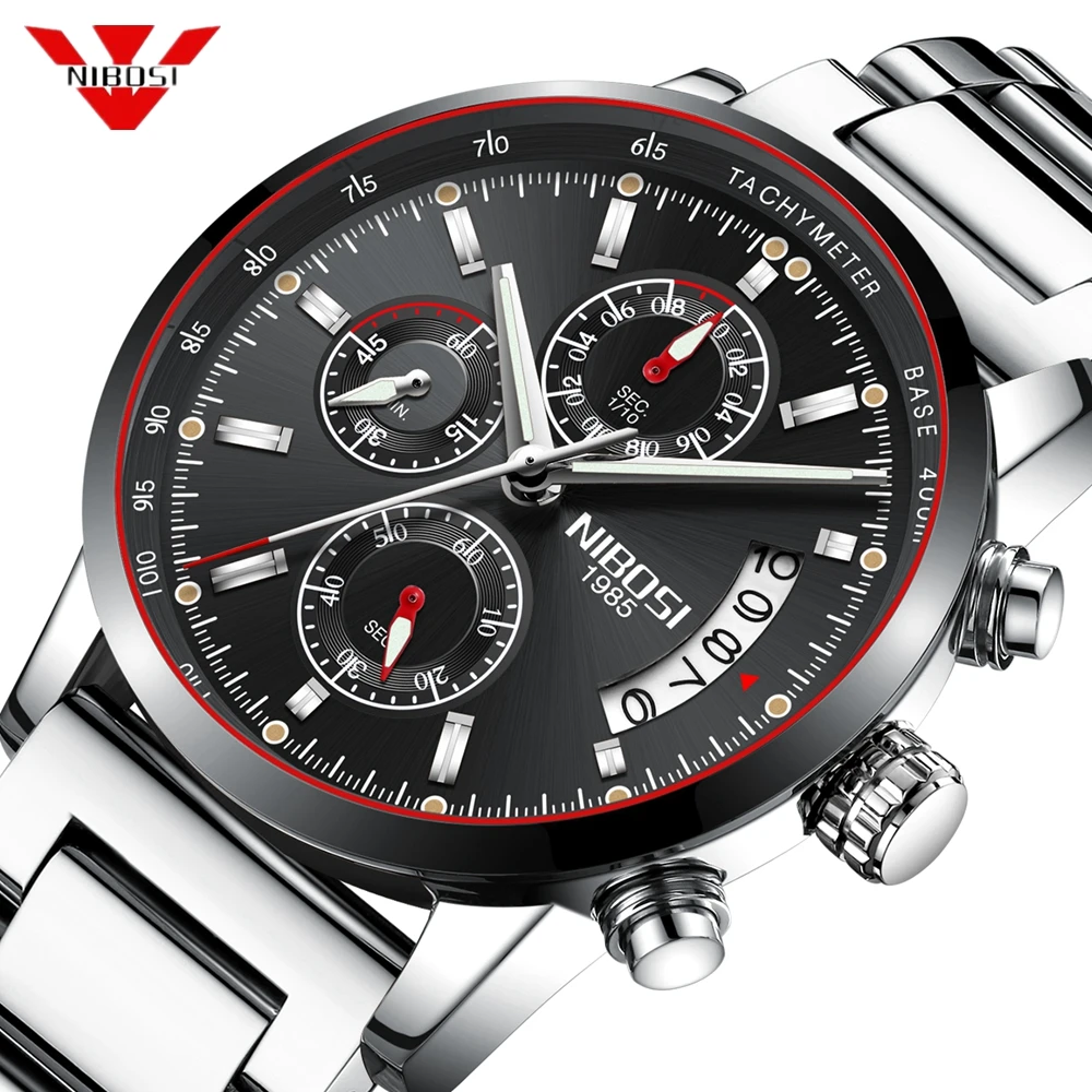 NIBOSI Men Watches Brand Luxury Clock Military Business Relogio Masculino Quartz Wrist Watch Waterproof Male Sport Watch 2019
NIBOSI Men Watches Brand Luxury Clock Military Business Relogio Masculino Quartz Wrist Watch Waterproof Male Sport Watch 2019