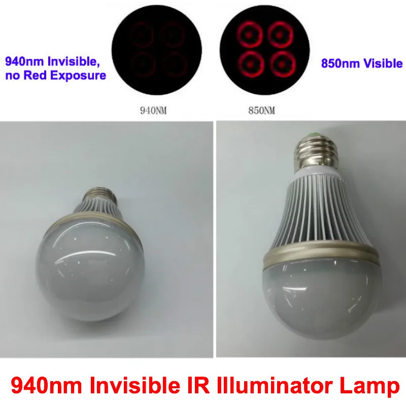 Lihmsek IR Night Vision 940nm Infrared LED Light Bulb Lamp IR Illuminator CCTV Fill Light Auto switch on Day Night Bulb light
Lihmsek IR Night Vision 940nm Infrared LED Light Bulb Lamp IR Illuminator CCTV Fill Light Auto switch on Day Night Bulb light