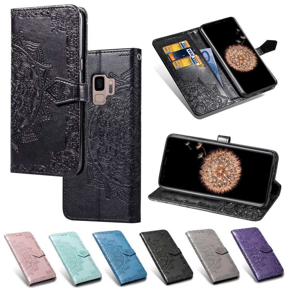 Mandala Flip Leather Stand Wallet cover For Samsung Galaxy S9 S8 plus case full bumper for Galaxy Note 9 8 J4 J6 2018 Phone case 
Mandala Flip Leather Stand Wallet cover For Samsung Galaxy S9 S8 plus case full bumper for Galaxy Note 9 8 J4 J6 2018 Phone case