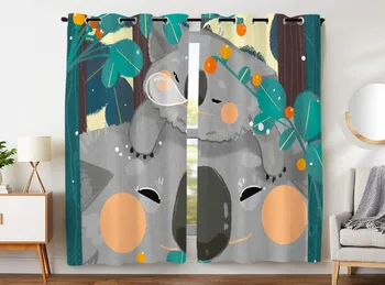 Blackout Curtains 2 Panels Grommet Curtains for Kids Bedroom Cute Little Raccoon Sleeps On Her Mother
Blackout Curtains 2 Panels Grommet Curtains for Kids Bedroom Cute Little Raccoon Sleeps On Her Mother