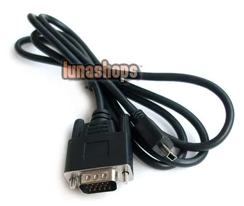 LN002044 Mini USB Male 5 pin To VGA D-SUB 15 pins Male Adapter Cable For Mobile DVD EVD
LN002044 Mini USB Male 5 pin To VGA D-SUB 15 pins Male Adapter Cable For Mobile DVD EVD