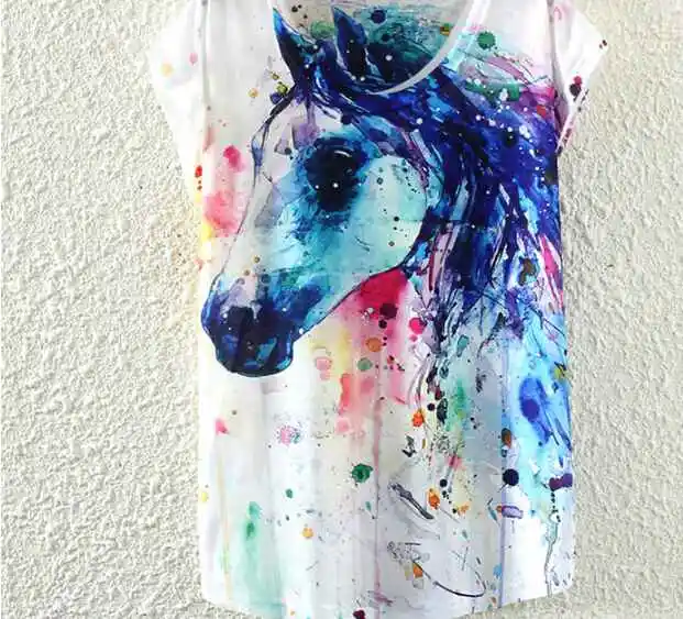 Horse pattern t-shirt women summer clothing 2018 new designer top tees girls short sleeve tshirt female tops discount
Horse pattern t-shirt women summer clothing 2018 new designer top tees girls short sleeve tshirt female tops discount