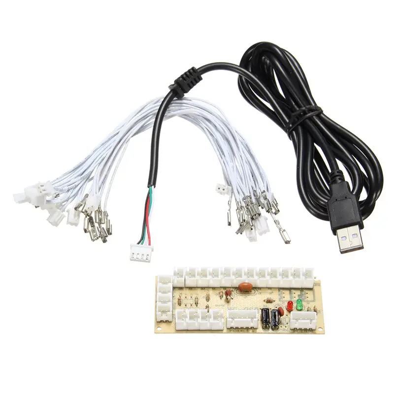 DIY Arcade Rocker Circuit Board Zero Delay Arcade USB Encoder PC to Joystick Control Panel For MAME 2pin + Push Buttons
DIY Arcade Rocker Circuit Board Zero Delay Arcade USB Encoder PC to Joystick Control Panel For MAME 2pin + Push Buttons